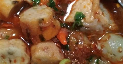 Jadi kalau mau lebih kerasa tambahin aja plus tambahin bawang putihnya biar lebih indonesian flavor. Resep Baso Aci Kuah Seblak oleh Dian - Cookpad