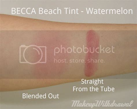 Review Becca Beach Tint In Watermelon Makeup Withdrawal