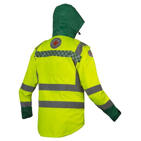 Paramedic Hi Viz Hooded Waterproof Jacket Endura Uniforms