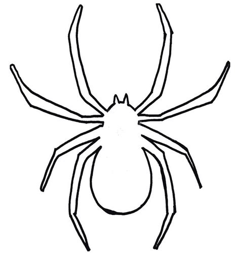 Spider Shape Template 55 Crafts And Colouring Pages Free And Premium
