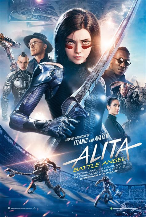 Alita Battle Angel Is A 2019 American Cyberpunk Action Film Based On