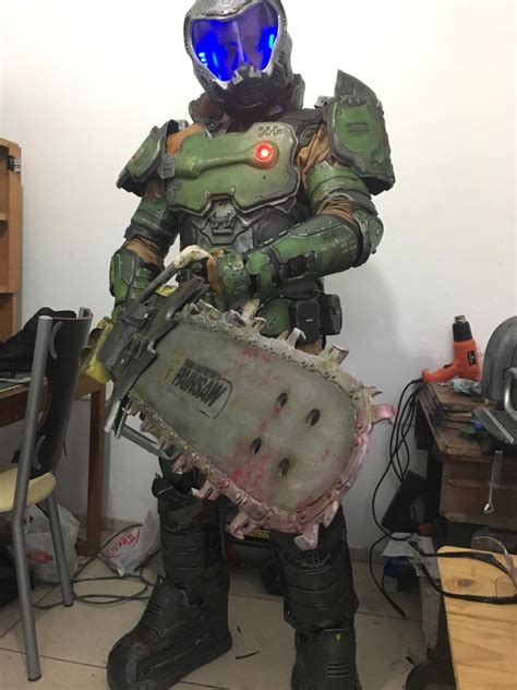 Self Doom Slayer Cosplay All Made In Eva Foam By Me D Rdoom