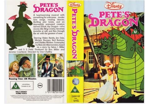 Petes Dragon 1977 On Walt Disney Home Video United Kingdom Vhs