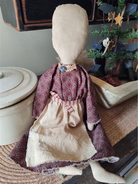 Lily An Early Primitive Prairie Doll Etsy