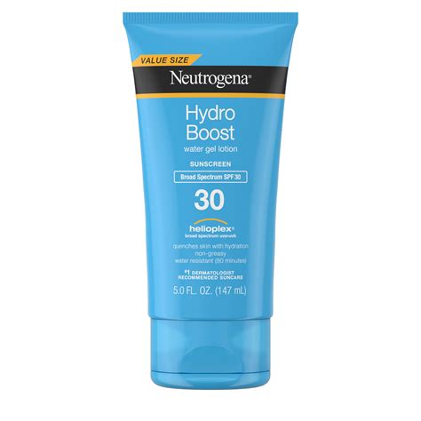 Neutrogena Hydro Boost Sunscreen Lotion Spf 30 Value Size 5 Fl Oz