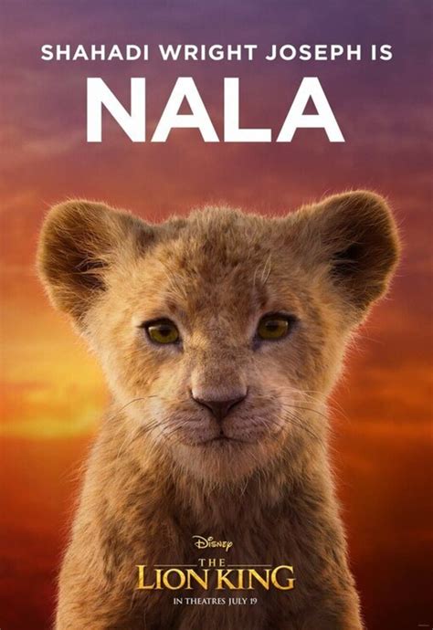 Nala Cartel de El Rey León 2019 eCartelera