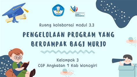 Cgp Unggah Tugas Rukol Modul Pengelolaan Program Yang Berdampak Positif Pada Murid Youtube