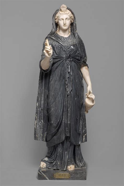 Roman Statue Of The Egyptian Goddess Isis 1st Half Of The 2nd Century
