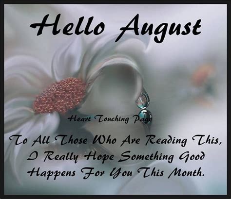 Hello August August Hello August August Quotes August Images Hello