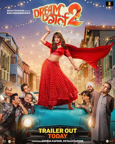 dream girl 2 unveils ayushmann khurrana as pooja in new poster trailer to be out today movies