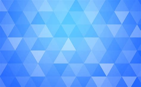 Hd Wallpaper Abstract Geometric Triangle Background Blue Aero