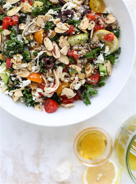 Mediterranean Kale Salad With Quinoa Panera Modern Greek Salad