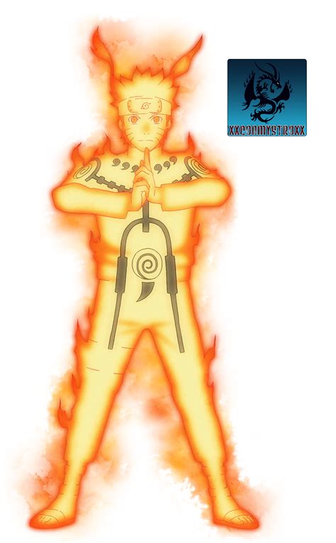 Kyuubi Chakra Controlled Mode Kcm Naruto Render By Cartoonperson On