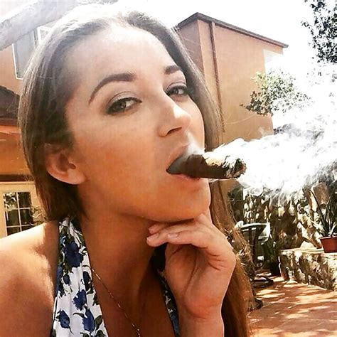Busty Blonde Fetish Dannii Harwood Cigar Smoking Topless Sexiezpicz