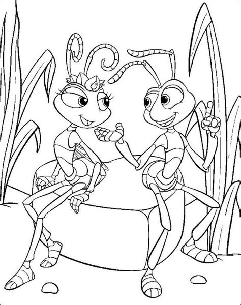 These bugs coloring sheets are free to print! A Bug's Life coloring pages to print | Coloring kids ...