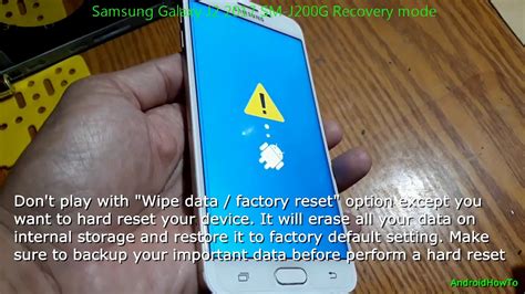 Installing xposed framework requires a rooted mobile phone. Samsung Galaxy J2 2017 SM-J200G Recovery mode - YouTube