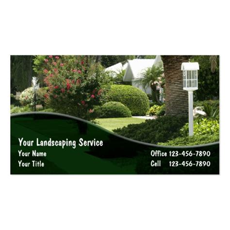Landscaping business cards zazzle com. Landscaping Business Cards | Zazzle