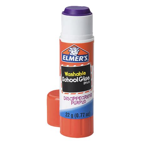 Elmers Disappearing Purple School Glue Washable 024 Ounce Sticks