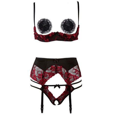 fashion sexy women s underwear exquisite flowers embroidery underwire push up bra and panties