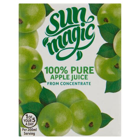 Sunmagic 100 Pure Apple Juice 200ml Fruit Juice Iceland Foods