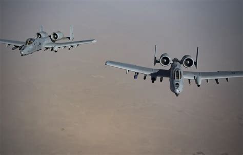 Обои штурмовик ВВС США Fairchild Republic A 10 Thunderbolt Ii