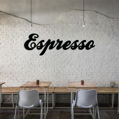 Coffee Sign 5 Espresso Hot Cut