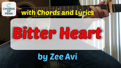 zee avi bitter heart guitar chords acoustic guitar cover acordes chordify