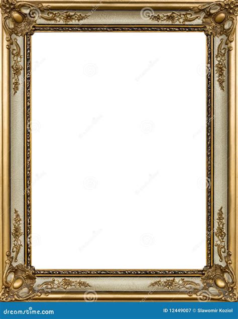 Decorative Gold Picture Frame Royalty Free Stock Photography Image