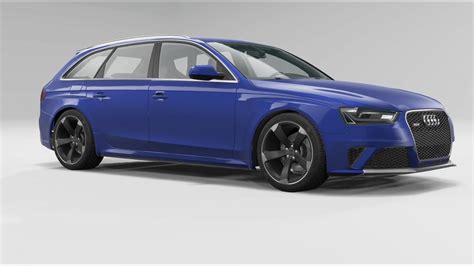 Audi Rs4 Mod Test Beamng Drive Download Youtube