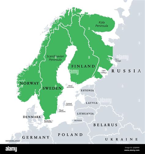 Finland Russia Map Fotos Und Bildmaterial In Hoher Auflösung Alamy