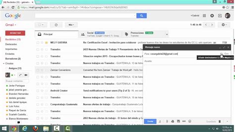 Enviar Un Correo Electrónico De Gmail Youtube