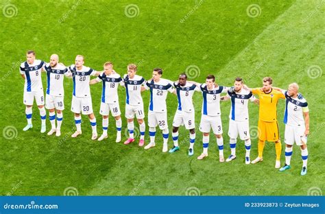 finland national football team goalkeeper lukas hradecky during euro 2020 match finland vs