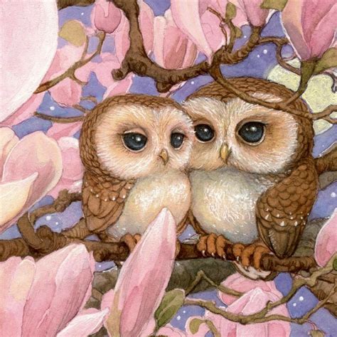 Pin By Mary Miller On Owls Owl Cartoon Owl Artwork Cute Animal Drawings