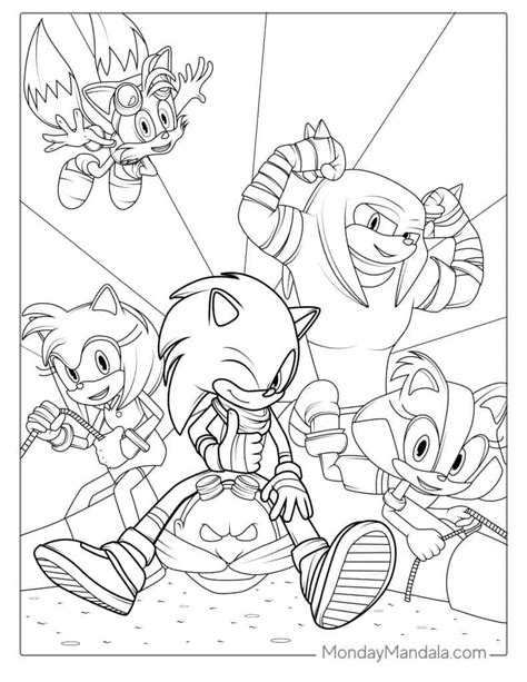 Sonic And Friends Coloring Pages