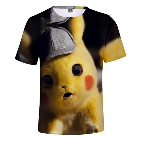 T Shirt Pikachu Surpris Boutique Pokémon