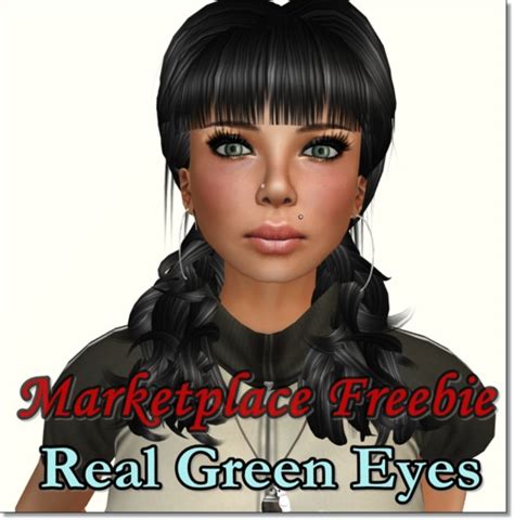 Second Life Marketplace Real Green Eyes Marketplace Freebie