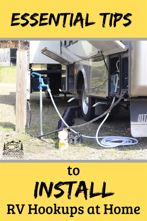 Rv water hookup at home. How to Install RV Hookups at Home | Sewer system, Septic ...
