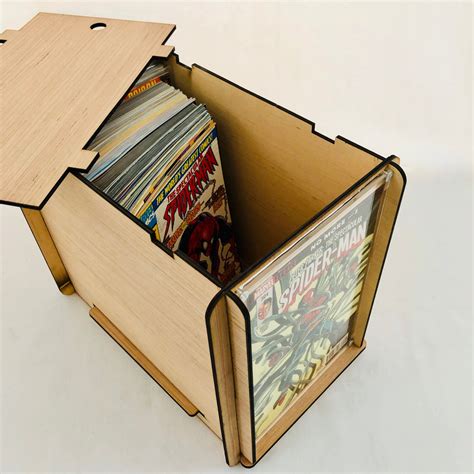 Comic Book Storage Box With Comic Book Display