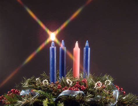 Advent Candle Of Hope From The Heart