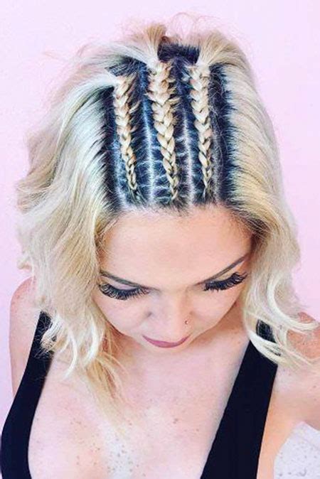 The blunt looking bob hairstyle that ends at the neck line is among the most popular hair models. 30 Cute Braids for Short Hair | Short Hairstyles ...