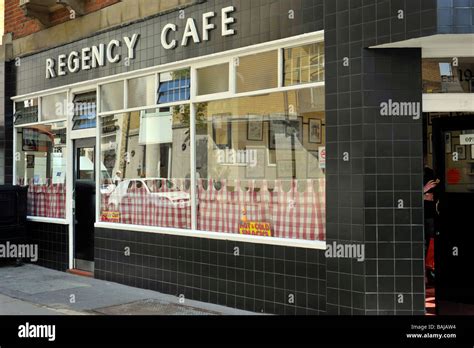 Regency Cafe Page Street Pimlico Westminster London Stock Photo Alamy