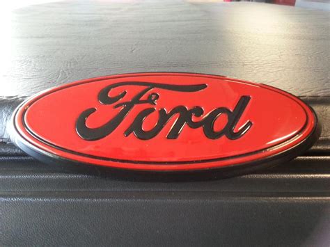 South Central Red And Black Oval Ford Emblem 7 3d Style Ford F150