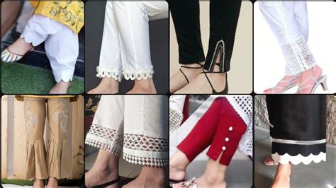 Very Beautiful Designers Trousers Capri Pants Designs Youtube