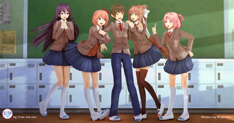 Ddlc Wallpaper2 By Magicalpouchofmagic On Deviantart