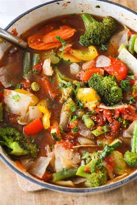 If you're among the many who want to lose some extra pounds, congratulations on deciding to make your health a priority. Weight Loss Vegetable Soup {with Amazing Flavor} - Spend ...