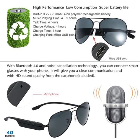 New K3 Bluetooth Sunglasses Stereo Headphones To Listen To The Men And