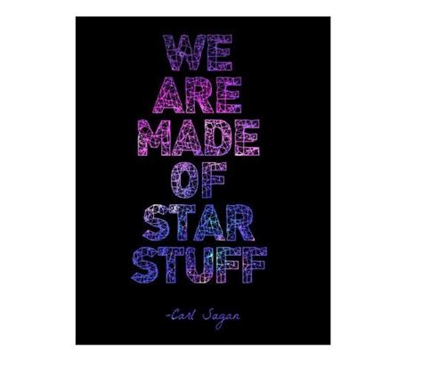 We Are Made Of Star Stuff Carl Sagan Quote