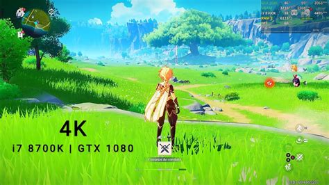 Genshin Impact 4k I7 8700k Gtx 1080 Highest Settings