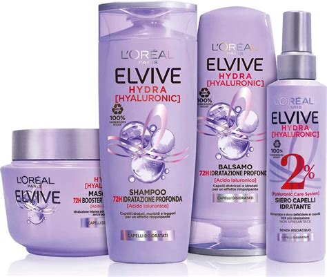 Loréal Paris Elvive Routine Completa Hydra Hyaluronic Kit Con Shampoo