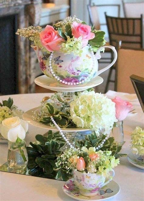 beautiful and romantic bridal shower ideas jihanshanum tea party centerpieces bridal tea